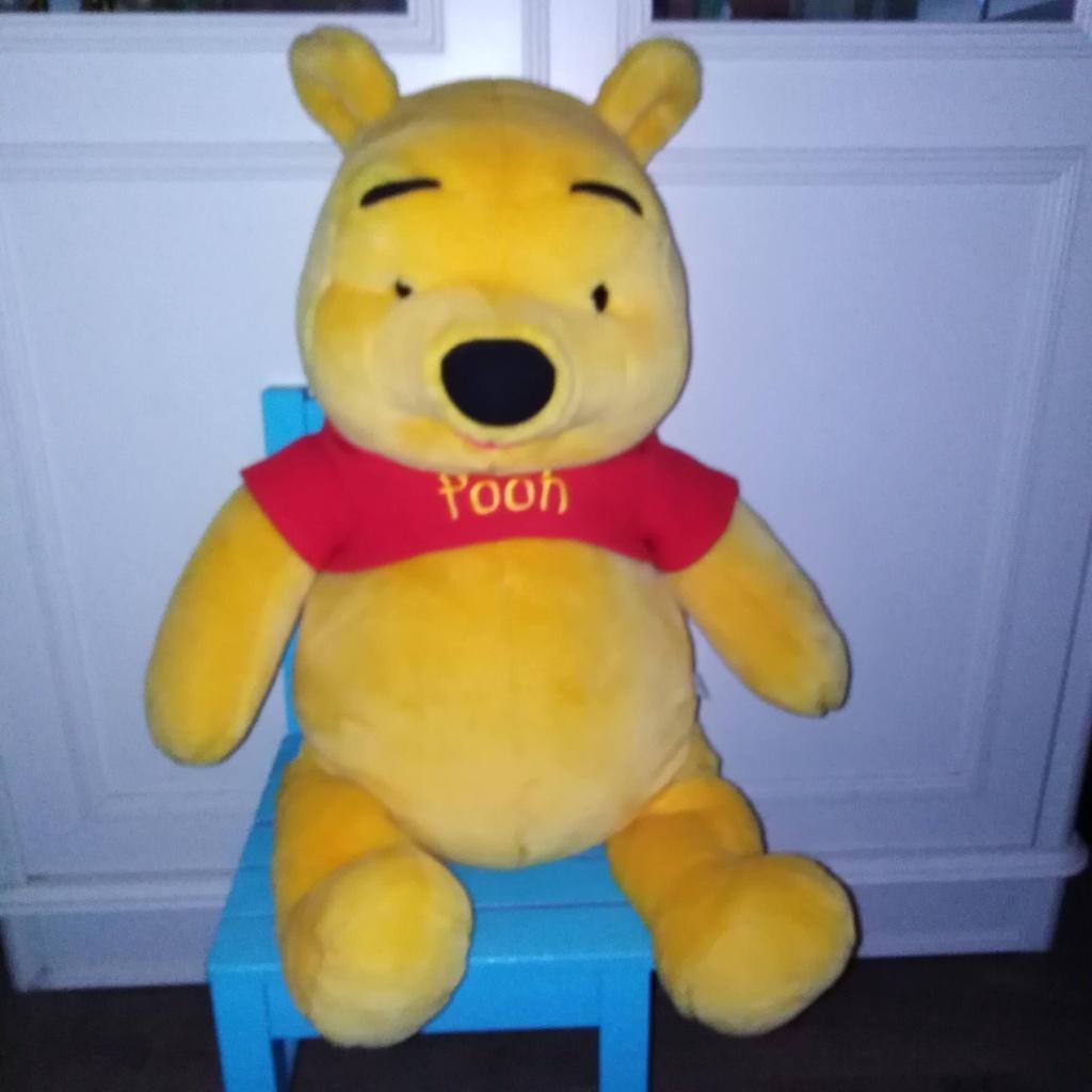 Winnie de Poeh / Winnie the Pooh grote knuffel, Verzamelen, Disney, Ophalen, Winnie de Poeh of vrienden, Gebruikt, Knuffel
