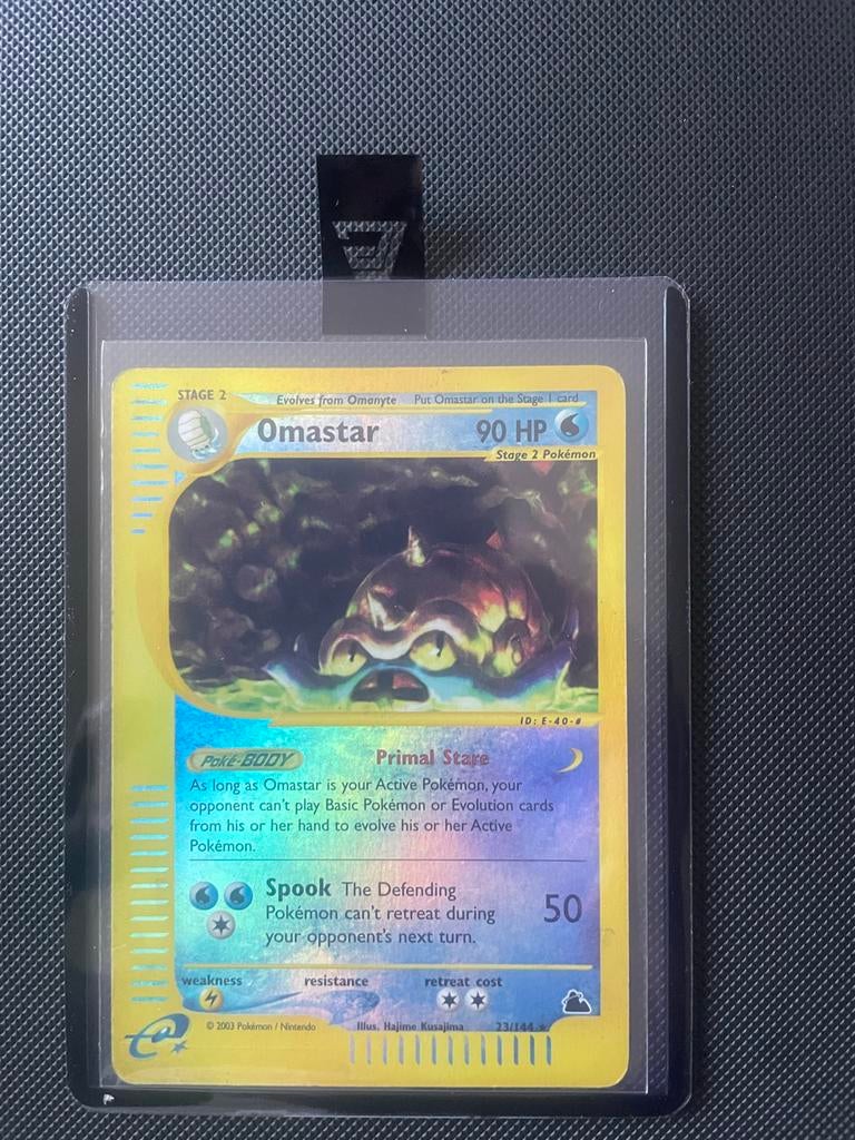 Omastar Pokémon Kaart - EX Dragon 13/97 Holo Rare, Ophalen of Verzenden, Zo goed als nieuw, Losse kaart, Foil