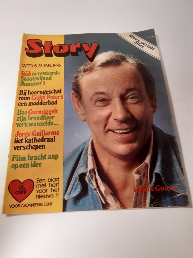 Story 1976. nr 5. Rijk de Gooyer. Simon Carmiggelt. Ciska Pe, Verzamelen, Ophalen of Verzenden