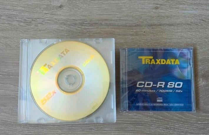 Traxdata CD-R 80 minuten 700MB 52x, Ophalen of Verzenden, Nieuw