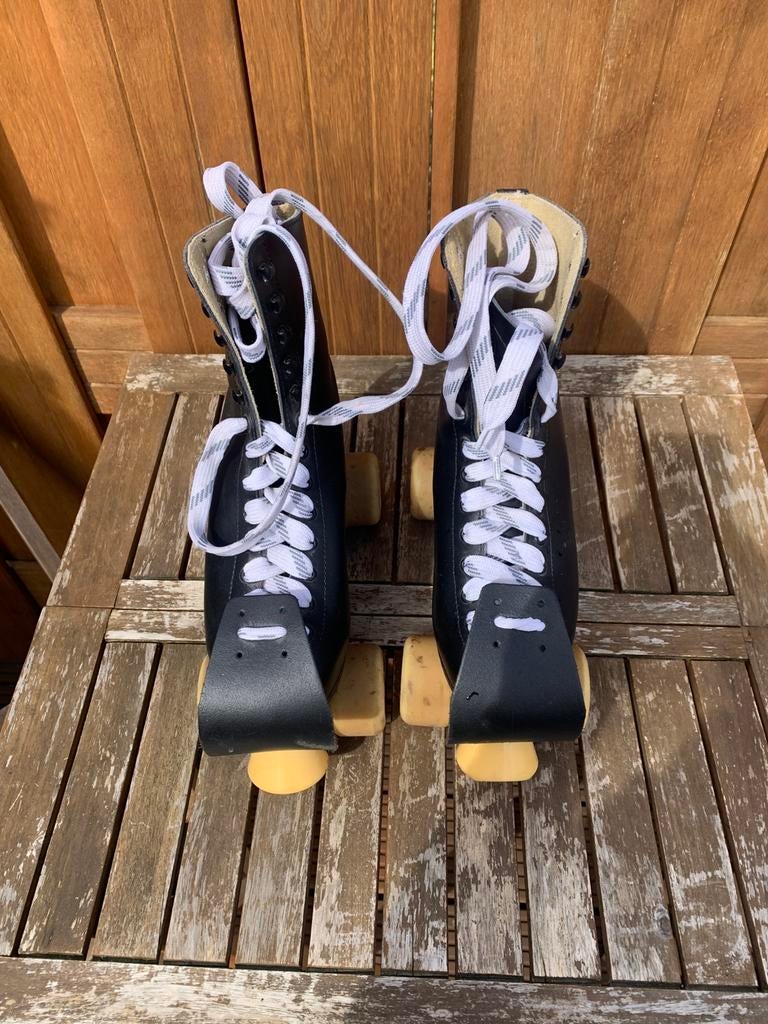 RSI Rollerskates zwart leer maat 41, Sport en Fitness, Skeelers, Overige typen, Kinderen, Zo goed als nieuw, Ophalen
