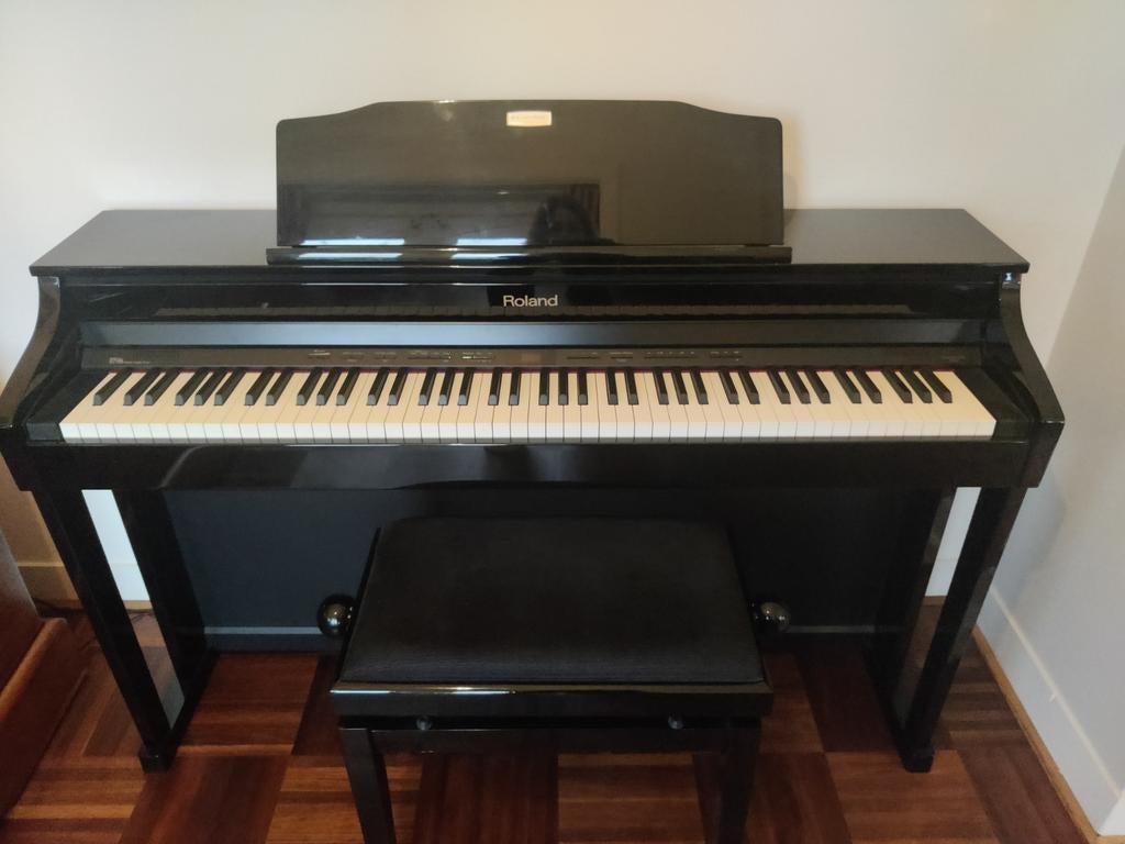 Roland HP506 Digitale Piano - Topstaat! Bieden vanaf €800,-, Muziek en Instrumenten, Ophalen, Zwart, Zo goed als nieuw, Piano