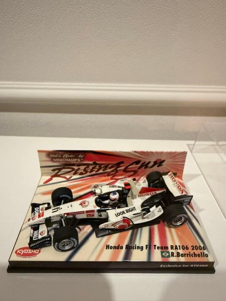 Minichamps 1:43 Honda Racing F1 RA106 R. Barrichello Kyosho, Ophalen of Verzenden, Nieuw, Auto, MiniChamps