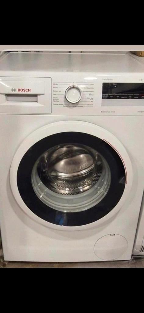 Bosch Serie 4 VarioPerfect Wasmachine, Ophalen, Gebruikt, Voorlader, 85 tot 90 cm