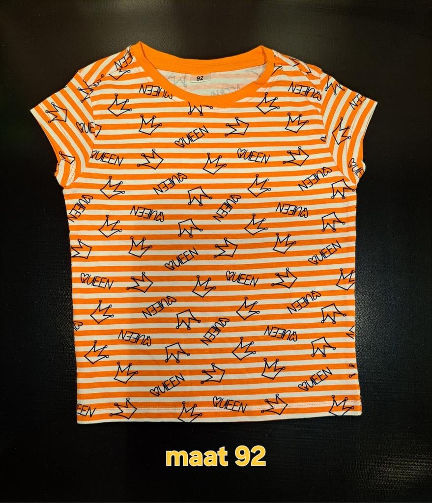Koningsdag shirt maat 92, Kinderen en Baby's, Kinderkleding | Maat 92, Ophalen, Nieuw, Meisje, Shirt of Longsleeve