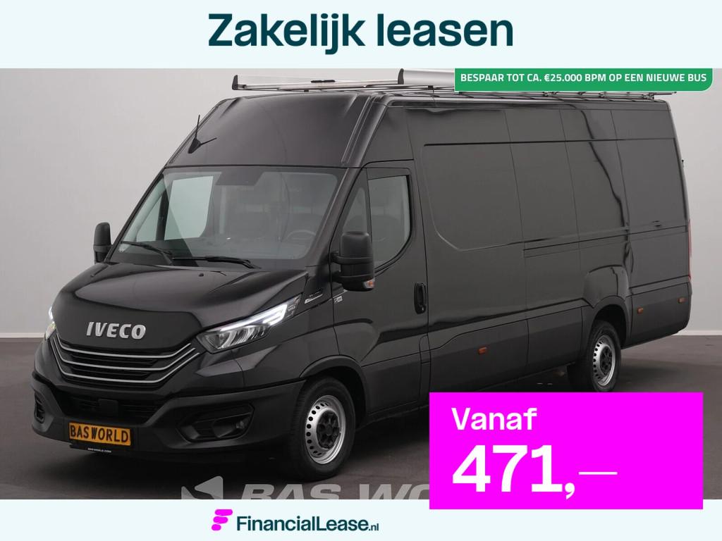 Iveco Daily 35S14 Automaat L3H2 LED Navi Airco Cruise Camera, Stof, Gebruikt, Euro 6, Iveco