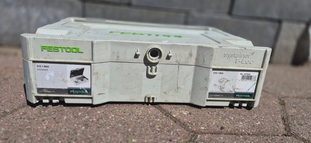 Festool Systainer T-Loc SYS 1 Box - Gebruikt, Ophalen of Verzenden