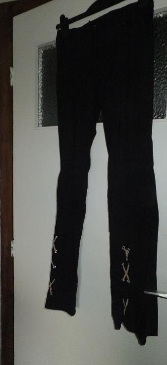 Leuke zwarte bohemian stijl broek pantalon. 36 s rekt mee., Kleding | Dames, Broeken en Pantalons, Gedragen, Maat 36 (S), Zwart