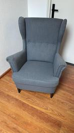 Strandmon Oorfauteuil ZGAN | Nordvalla donkergrijs IKEA, Ophalen, 75 tot 100 cm, Zo goed als nieuw, Stof