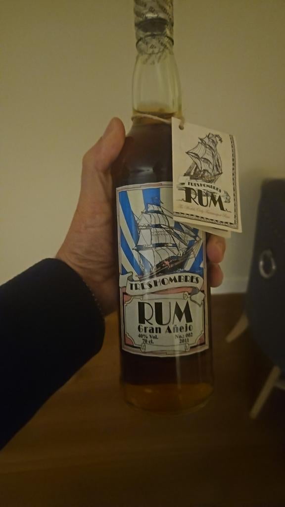 Tres Hombres Rum Gran Añejo 2011 - No. 002, Ophalen of Verzenden, Nieuw, Overige gebieden, Overige typen