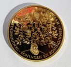 **NL- 2 x Penning 10 Florijn Koningshuis - Plated Gold **, Verzenden, Koning Willem III, Overige waardes, Setje