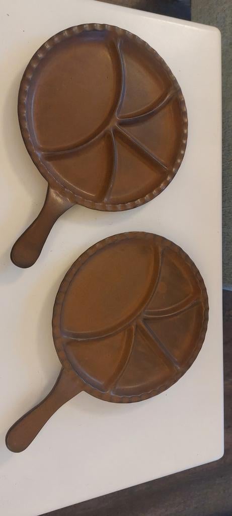 Vintage Gerzit West Germany gourmetbord fonduebord bbqbord, Huis en Inrichting, Keuken | Servies, Gebruikt, Overige typen, Ophalen of Verzenden