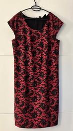 BPC zwart rode mouwloze jurk met kanten print, Kleding | Dames, Jurken, Maat 46/48 (XL) of groter, Ophalen of Verzenden, Zo goed als nieuw