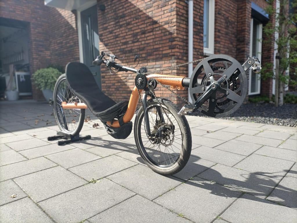 Raptobike lage racer ligfiets, Fietsen en Brommers, Fietsen | Ligfietsen, Ophalen, Gebruikt, Overige merken