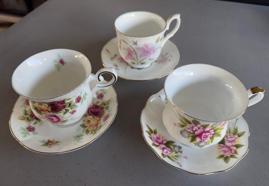 Kop en schotels, zie foto’s!, Ophalen of Verzenden