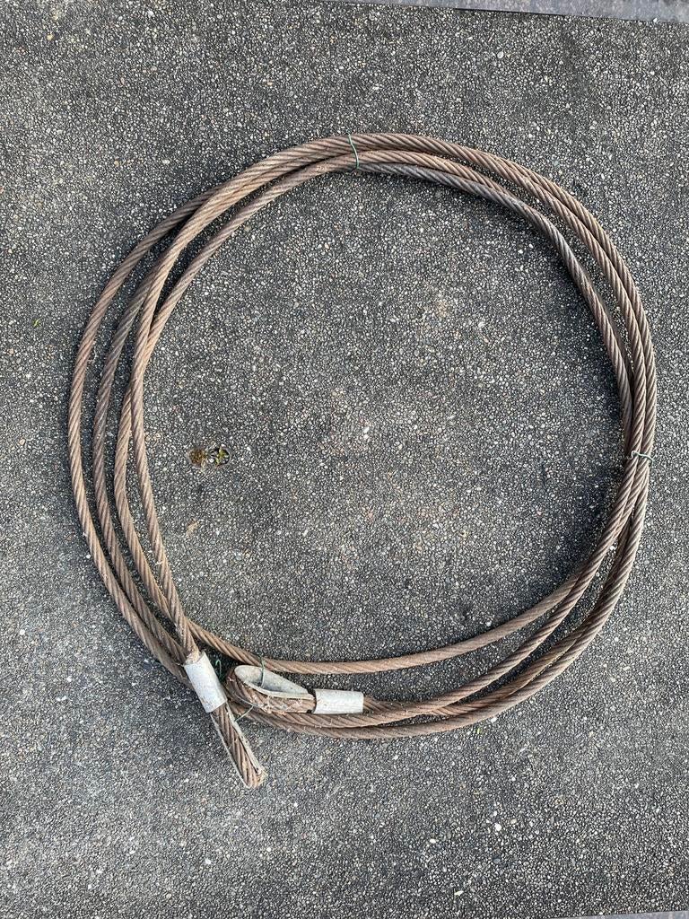 OERSTERKE STAALKABEL /SLEEPKABEL, lengte 10 meter, dia 15mm, Ophalen, Zo goed als nieuw