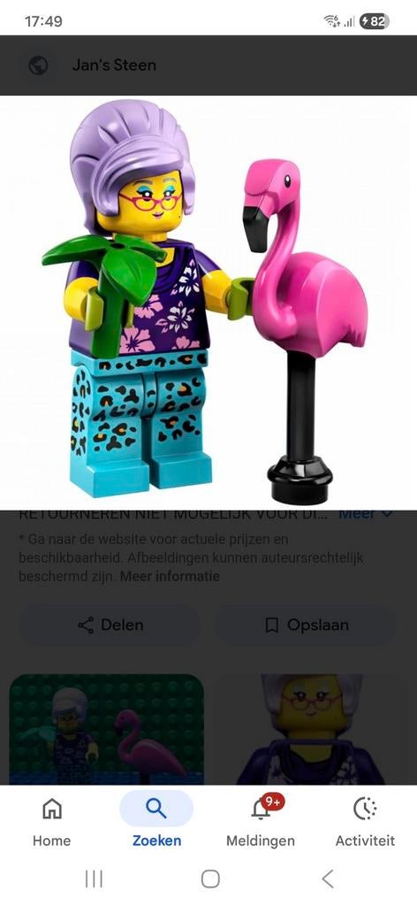 Lego cmf gardener serie 19 flamingo gezocht, Ophalen of Verzenden, Zo goed als nieuw