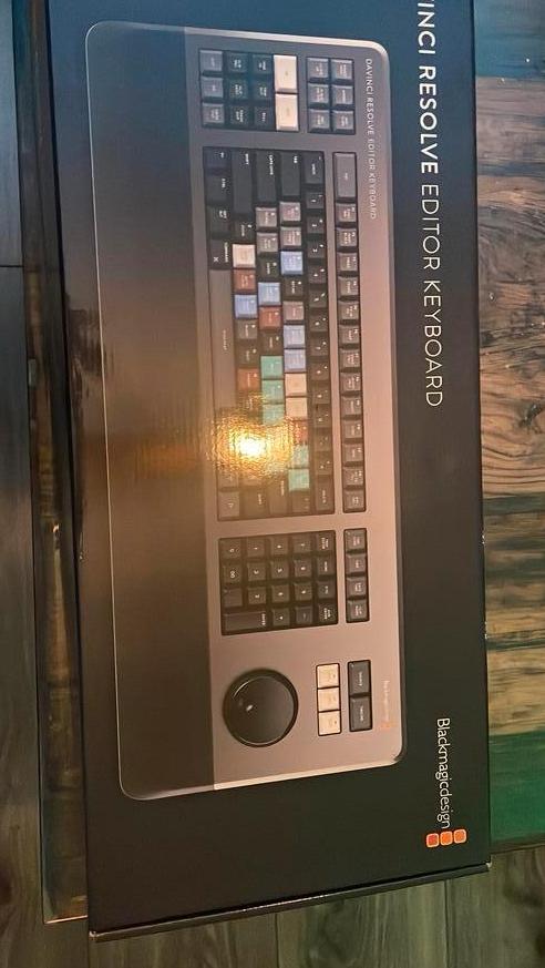 Blackmagic DaVinci Resolve  Editor keyboard, Computers en Software, Toetsenborden, Zo goed als nieuw, Overige indelingen, Bedraad