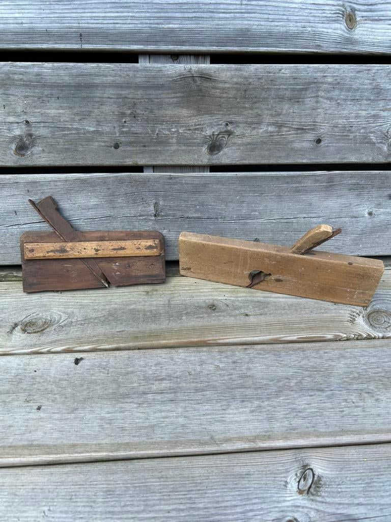 2 profiel schaafjes, Antiek en Kunst, Ophalen