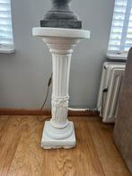 Zuil wit (steen en zwaar), Ophalen of Verzenden, Gebruikt