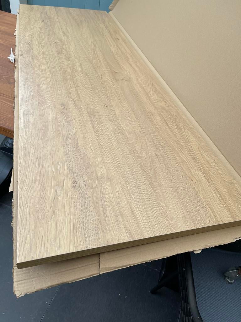 IKEA Werk/keukenblad licht eiken 1823x610x29, Ophalen, Bruin, 150 tot 200 cm, Nieuw