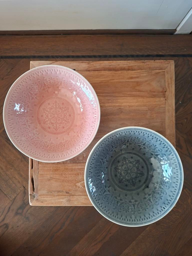 AH SERVIES/SCHAALTJES, Ophalen of Verzenden, Overige materialen, Overige stijlen, Schaal of Schalen