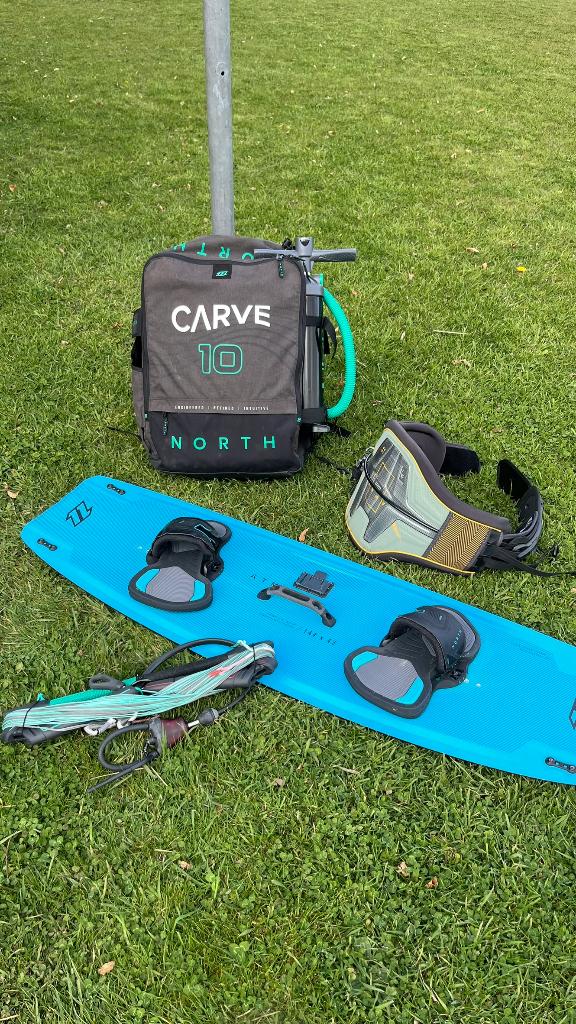 North Kitesurf set - compleet incl. heuptrapeze, Kitesurf-set, Twintip, 10 m², Ophalen of Verzenden