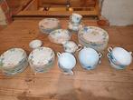 Vintage Servies met Bloemenmotief, Gebruikt, Ophalen of Verzenden, Overige stijlen, Aardewerk