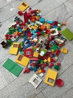 Heel veel lego Duplo in grote stoffen opbergkist met deksel, Ophalen, Zo goed als nieuw, Duplo