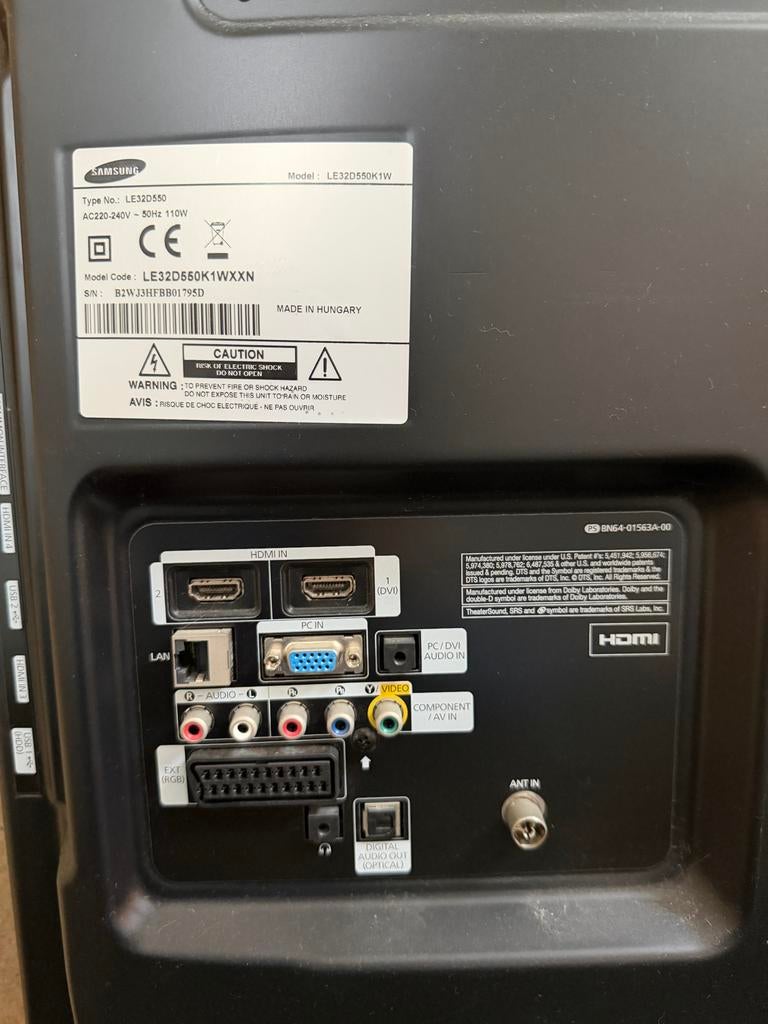 Samsung LE32D550 32 inch Full HD LCD TV, Ophalen, Gebruikt, 50 Hz, LCD