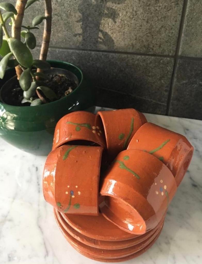 Prachtig Vintage Oekraïens aardewerk servies jaren '60, Antiek en Kunst, Ophalen of Verzenden