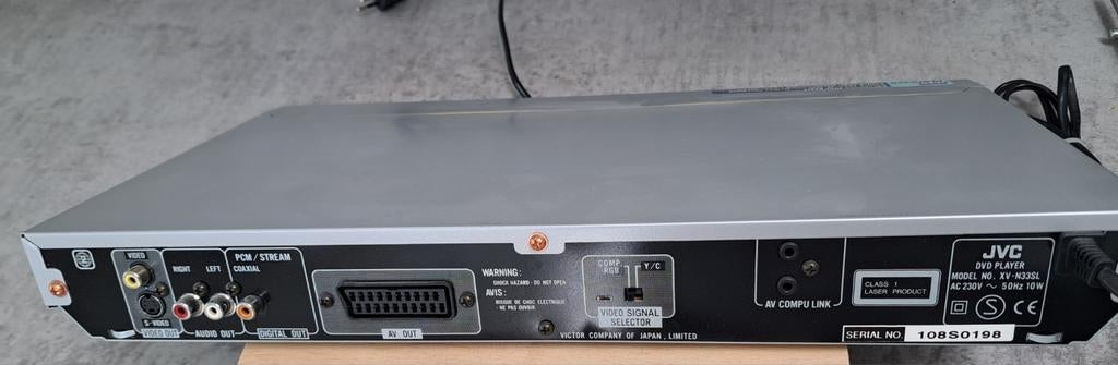 JVC dvd cd speler met afstandsbediening, Ophalen, Gebruikt