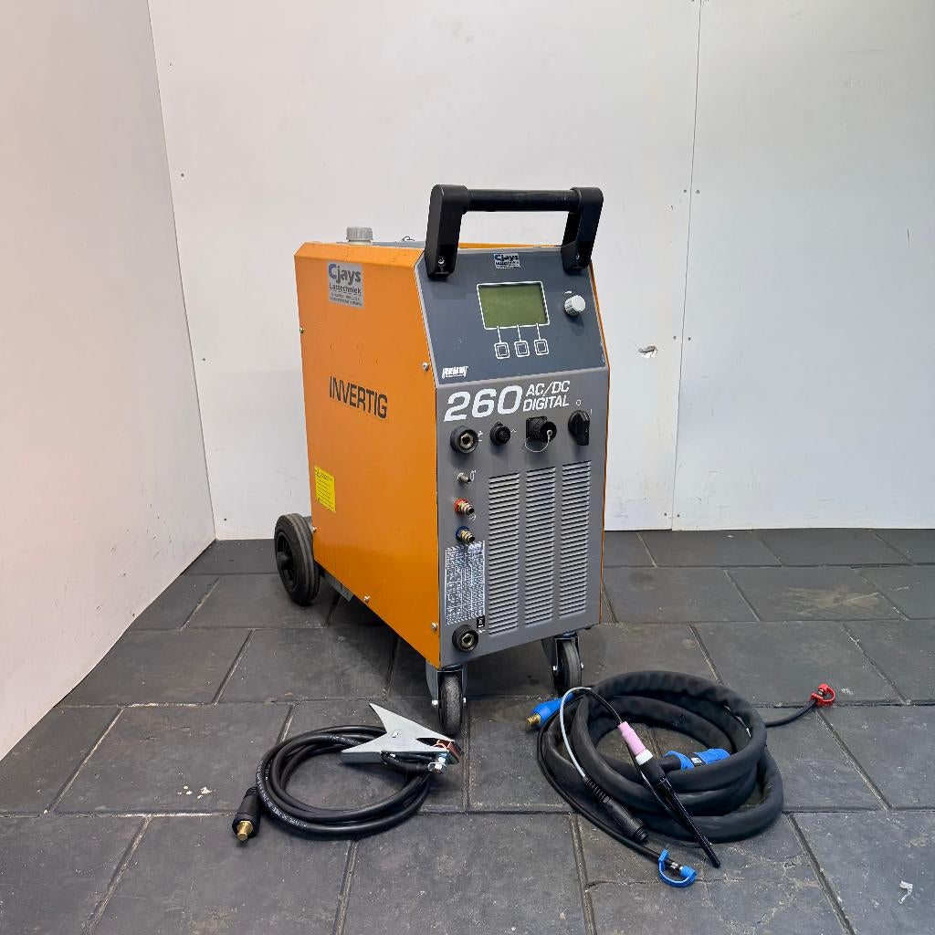 Gebruikte TIG Rehm Invertig 260 ACDC DIgital Lasapparaat WTG, Doe-het-zelf en Verbouw, Gebruikt, Rehm Schweißtechnik GmbH, Info@rehm.de