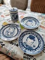 Blond servies Delfts blauw, Ophalen