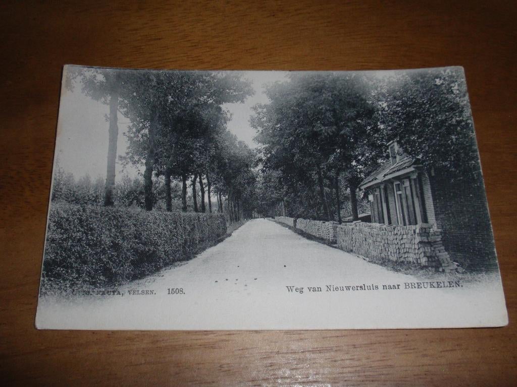 Weg van Nieuwersluis naar Breukelen Uitg Nauta, Verzenden, Voor 1920, Ongelopen, Utrecht