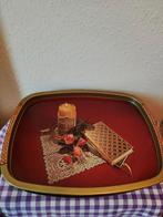 Prachtig vintage dienblad en blik ineen, Verzenden