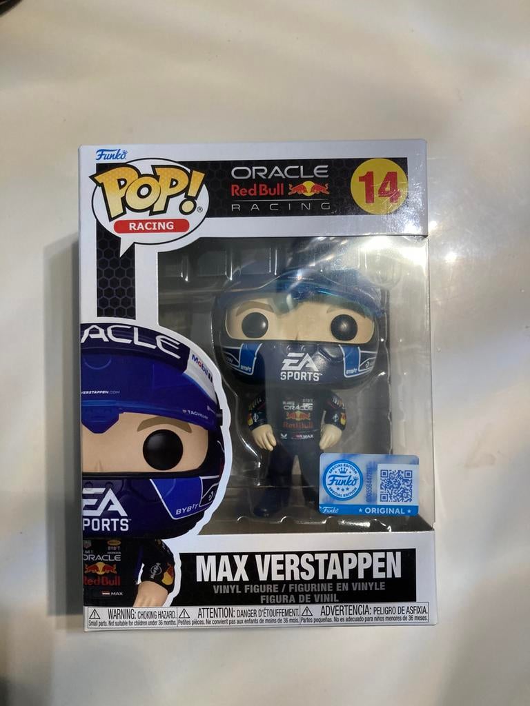 Max Verstappen funko pop 14 gp usa, Verzamelen, Automerken, Motoren en Formule 1, Ophalen of Verzenden, Nieuw, Formule 1