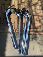 Tafelpoten chroom, Huis en Inrichting, Ophalen, Tafelpoot, Gebruikt, 50 tot 100 cm