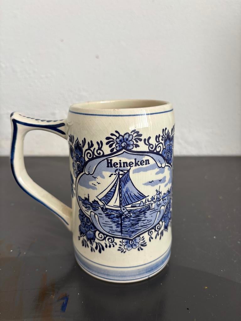 3x Heineken Delfsblauwe pul - Collectors item, Ophalen