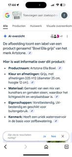 artistone betonlook plantenbakken, Kunststof, Minder dan 30 cm, Minder dan 60 cm, Ophalen of Verzenden