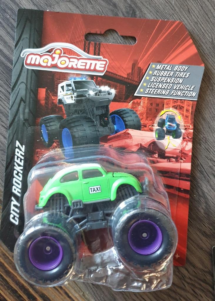 majorette Monster Rockerz Volkswagen VW Beetle Taxi, Ophalen of Verzenden, Nieuw, Auto