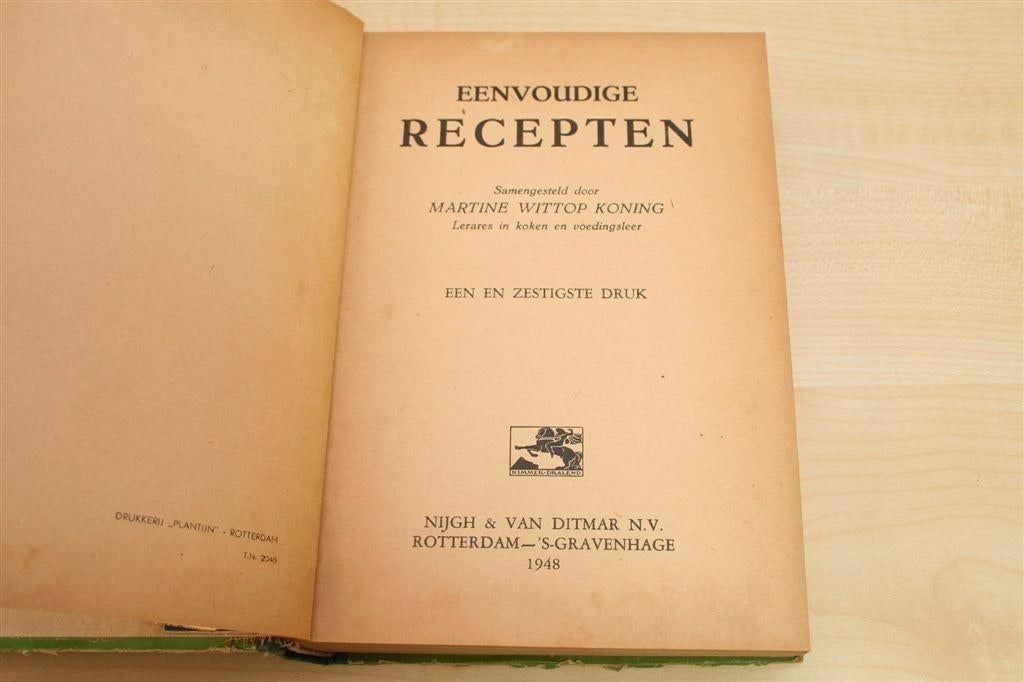 Hét Klassieke Kookboek van Martine Wittop Koning [1948], Ophalen of Verzenden, Gelezen, Nederland en België