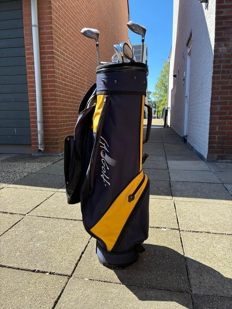 Complete Golfset Junior - 10 clubs met tas en regenkapje, Sport en Fitness, Golf, Ophalen of Verzenden, Gebruikt, Set, Overige merken