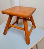 Houten plantenkruk kruk Scandinavisch design uniek mooi, Ophalen, Zo goed als nieuw, Hout