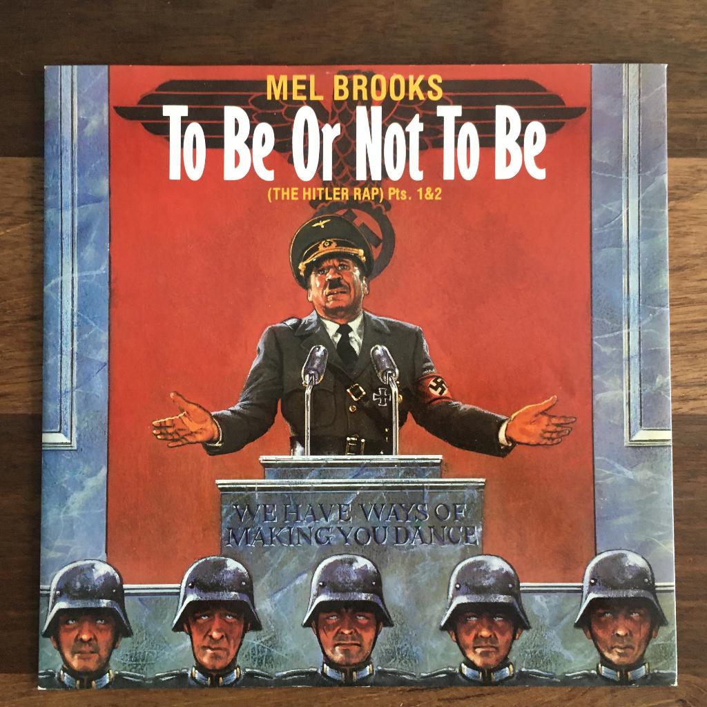 Vinyl Maxisingle Mel Brooks To Be Or Not To Be (Hitler Rap), Gebruikt, Maxi-single, 1980 - 1989, Ophalen of Verzenden