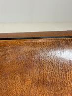 Schapenleren bank Art Deco leder, Ophalen of Verzenden