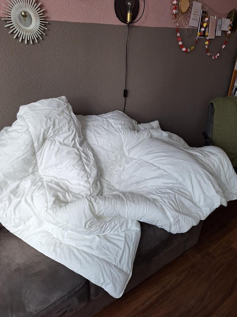 IKEA GRUSBLAD Dekbed 1-persoons, Gebruikt, Jongetje of Meisje, Wit, Ophalen of Verzenden