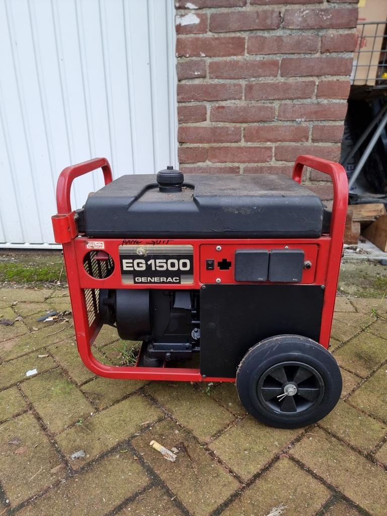 Generator Generac EG 1500, Doe-het-zelf en Verbouw, Gereedschap | Handgereedschap, Gebruikt, Ophalen of Verzenden