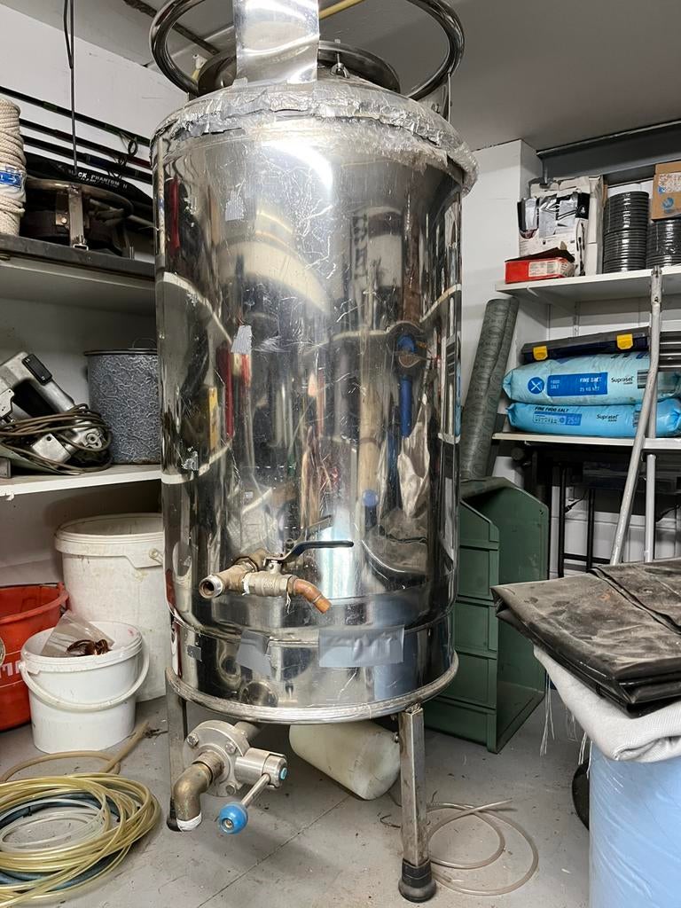 Broutank 100 liter, Ophalen, Zo goed als nieuw