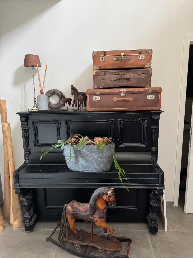 Brocante sier koffers verschillende grote, Ophalen of Verzenden